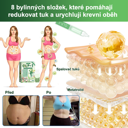 DOOEKA® GLP-1 8 v 1 Fit & Vital perorální roztok – 💧 jednou denně, viditelné změny za 7 dní / při obezitě, kardiovaskulárním zdraví, cukrovce, spánkové apnoi, zdraví střev, kloubních potížích a mnoha dalších stavech