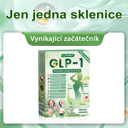 DOOEKA® GLP-1 8 v 1 Fit & Vital perorální roztok – 💧 jednou denně, viditelné změny za 7 dní / při obezitě, kardiovaskulárním zdraví, cukrovce, spánkové apnoi, zdraví střev, kloubních potížích a mnoha dalších stavech
