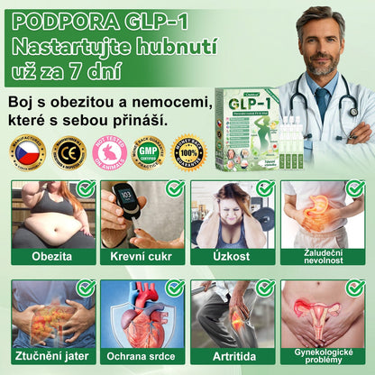 Oficiální obchod ČR | BuildLeaf® GLP-1 8-v-1 Fit & Vital Řešení (Jednou denně, viditelné změny za 7 dní) ✅ Obezita, kardiovaskulární zdraví, cukrovka, spánková apnoe, zdraví střev, problémy se klouby a další.