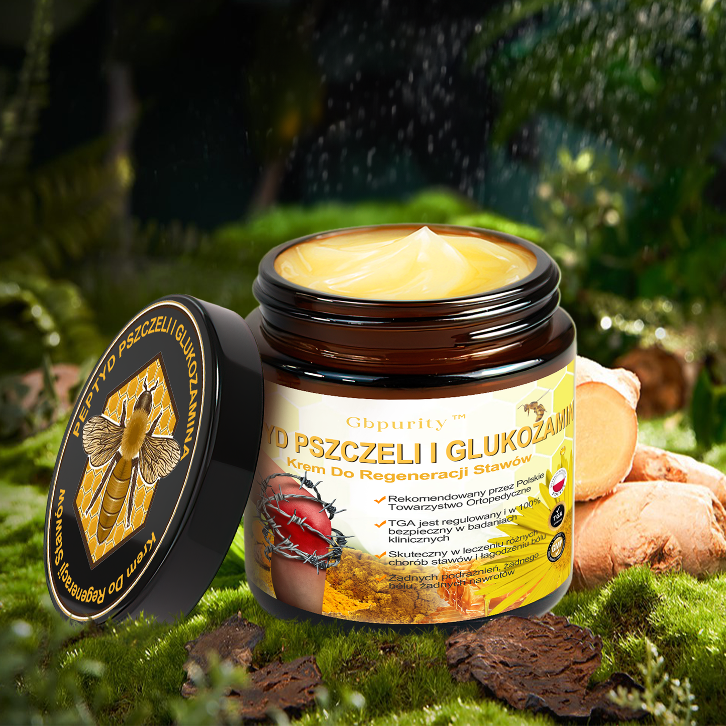 Gbpurity™ Krem Do Regeneracji Stawów|ZAWIERA PEPTYD PSZCZELI, GLUKOZAMINĘ I ARNIKĘ